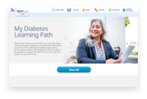 My Diabetes Learning Path page
