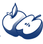 Sliced apple icon