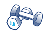 5 pound weights