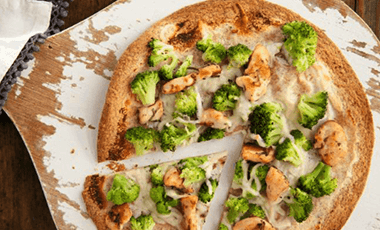 diabetes friendly vegetable mushroom pizza