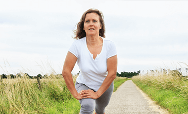 adult woman with type 1 diabetes