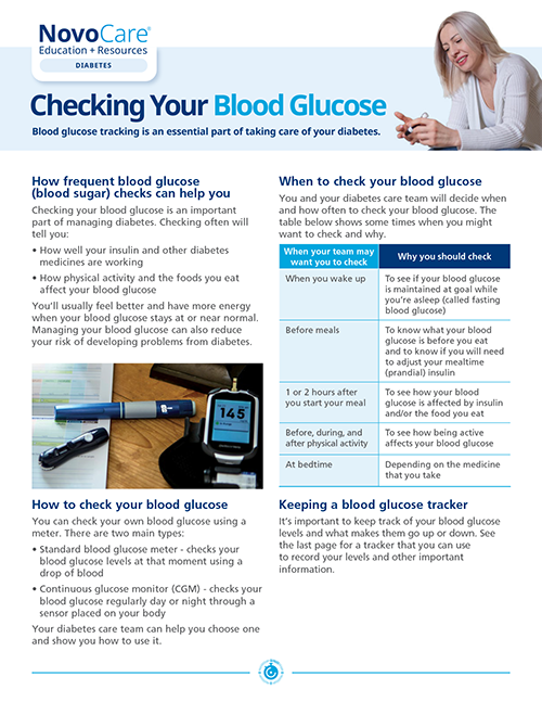 Checking your blood glucose resource thumbnail