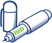 Insulin pen icon